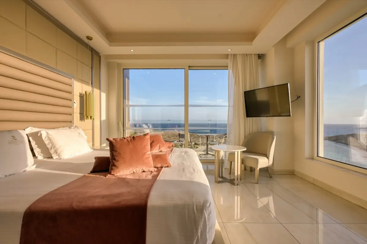 Superior Side Sea View Room — Chrysomare Beach Hotel, Ayia Napa, Cyprus