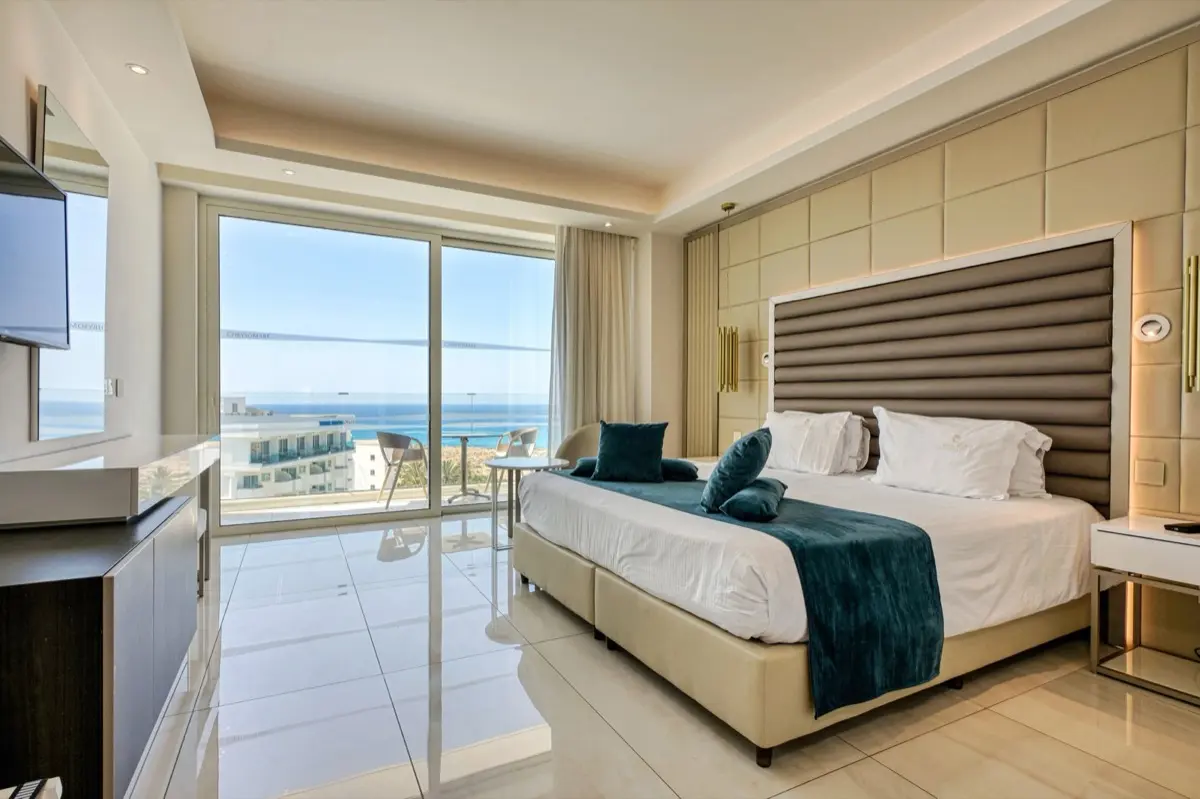 Sea View Family Room — Chrysomare Beach Hotel, Ayia Napa, Cyprus